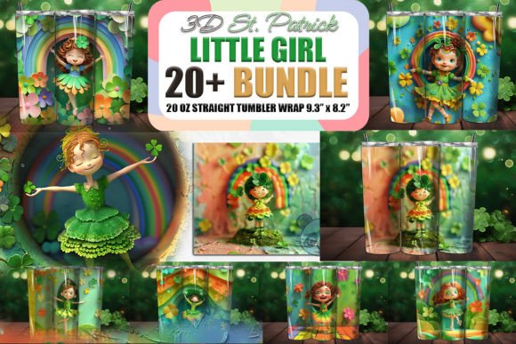 Choosing the Right St. Patrick Baby Girl 3D Tumbler Wrap for Sublimation Projects