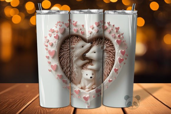 Crafting with Mom Baby Hedgehogs 3D Tumbler Wrap: A Guide to Sublimation Excellence