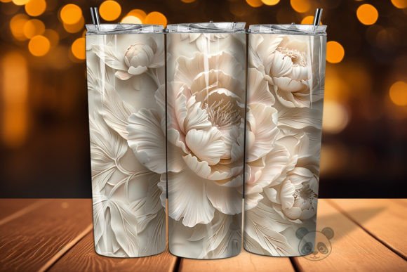 Elevate Designs with Peony 3D Tumbler Wrap