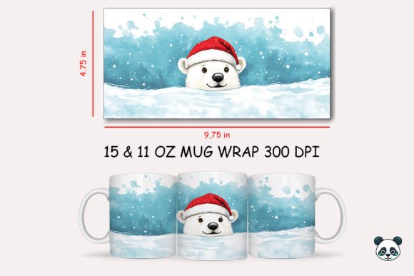 Elevating Holiday Merchandise with the Christmas Polar Bear Mug Wrap 2