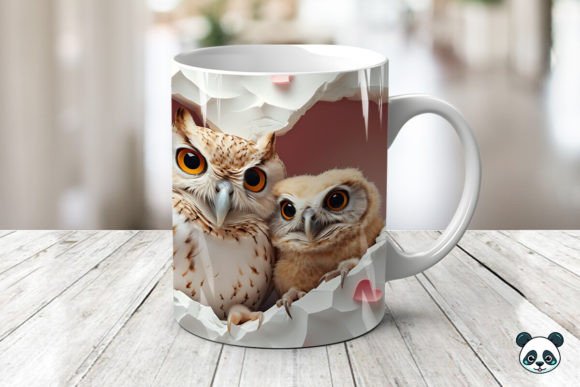 Evaluating the Mom Baby Owls 3D Mug Wrap for Sublimation Projects
