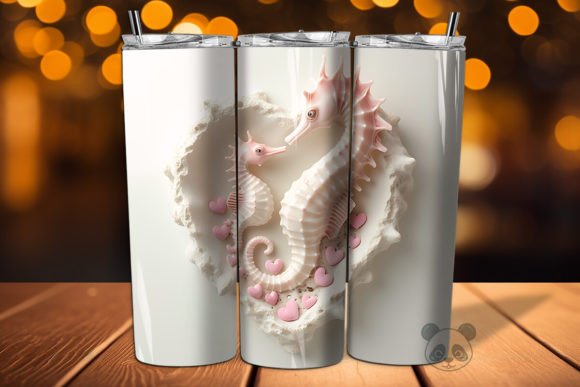 Evaluating the Mom Baby Seahorses 3D Tumbler Wrap for Sublimation Projects