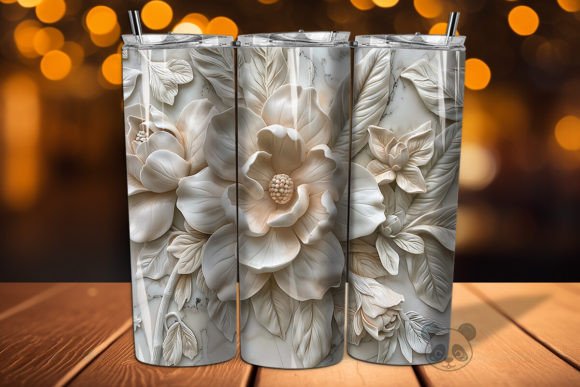 Gardenia 3D Tumbler Wrap Design Guide