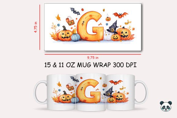 Halloween Letter G Mug Wrap Sublimation 2: A Creative Guide for Custom Holiday Drinkware