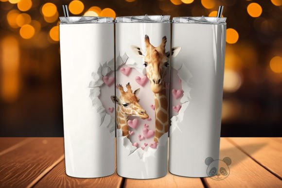 Integrating the Mom Baby Giraffes 3D Tumbler Wrap into Your Sublimation Workflow