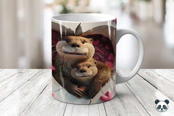 Integrating the Mom Baby Otters 3D Mug Wrap 2 into Your Sublimation Workflow