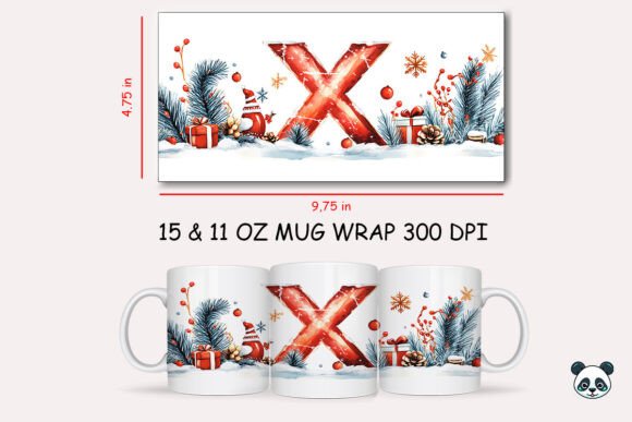 Mastering the Christmas Letter X Mug Wrap Sublimation for Professional Results