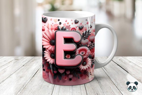 Mastering the Letter E 3D Valentine Mug Wrap for Professional Sublimation Results