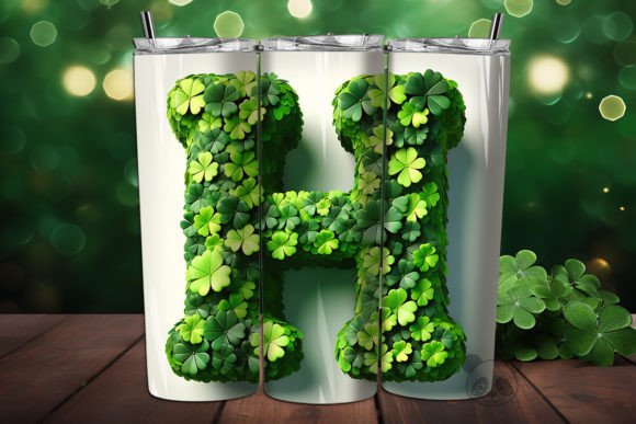 St. Shamrock Letter H 3D Tumbler Wrap: A Guide to Sublimation Design and Application