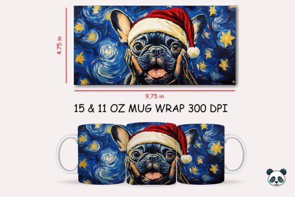 The Art of the Scream: Elevating Holiday Merchandise with the Funny Christmas French Bulldog Scream Mug Wrap