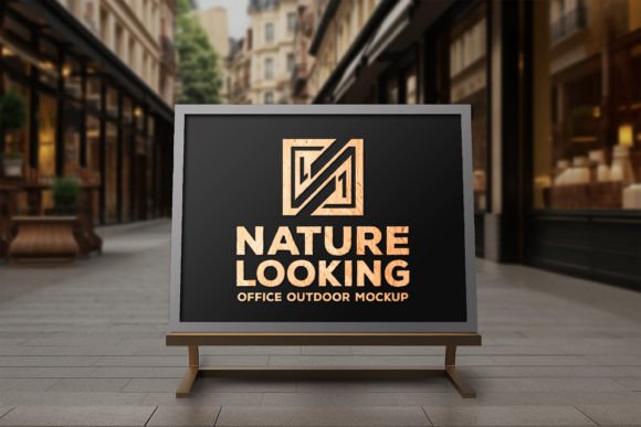 Transforming Brand Visibility with the Store Front Board Mockup