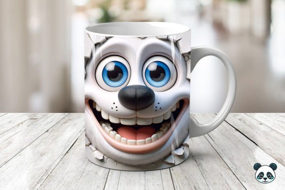 Transforming Ordinary Mugs into Personalized Gifts with Funny Dog 3D Mug Wrap Sublimation